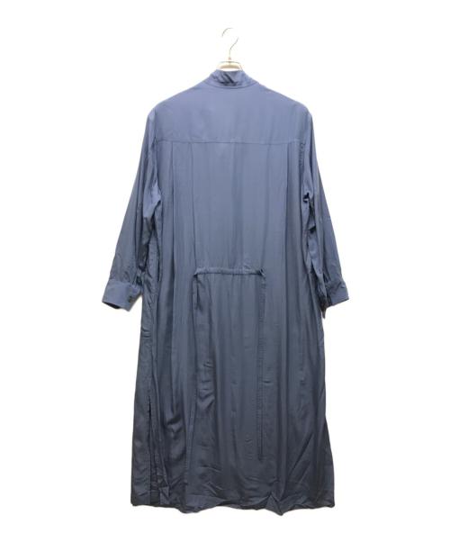 LEMAIRE（ルメール）LEMAIRE (ルメール) ボウタイシャツワンピース ブルー サイズ:34の古着・服飾アイテム