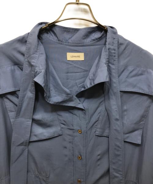 LEMAIRE（ルメール）LEMAIRE (ルメール) ボウタイシャツワンピース ブルー サイズ:34の古着・服飾アイテム