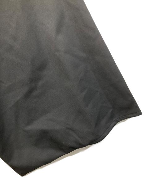 kujaku（クジャク）kujaku (クジャク) ウールギャバシャツワンピース ブラック サイズ:SIZE 1の古着・服飾アイテム