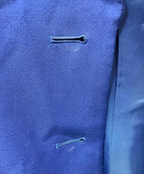 Yves Saint Laurent（イヴサンローラン）Yves Saint Laurent (イヴサンローラン) 金ボタンスカートセットアップ ブルー サイズ:ジャケット:36/スカート:40の古着・服飾アイテム