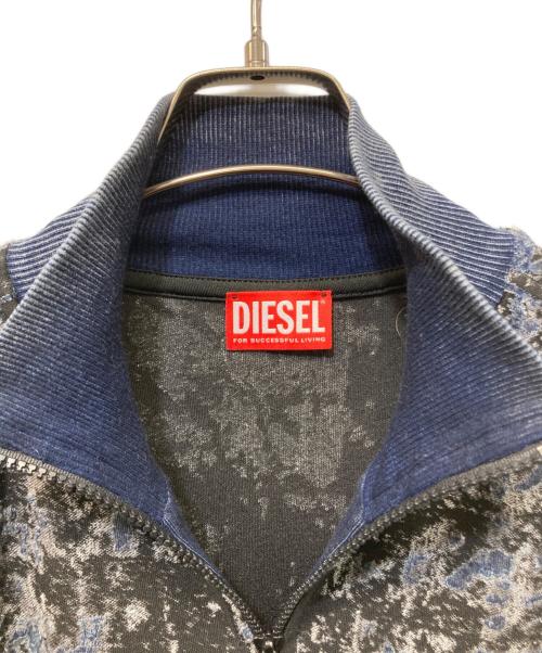 DIESEL（ディーゼル）DIESEL (ディーゼル) S-Corr ジップアップスウェット インディゴ サイズ:SIZE Lの古着・服飾アイテム