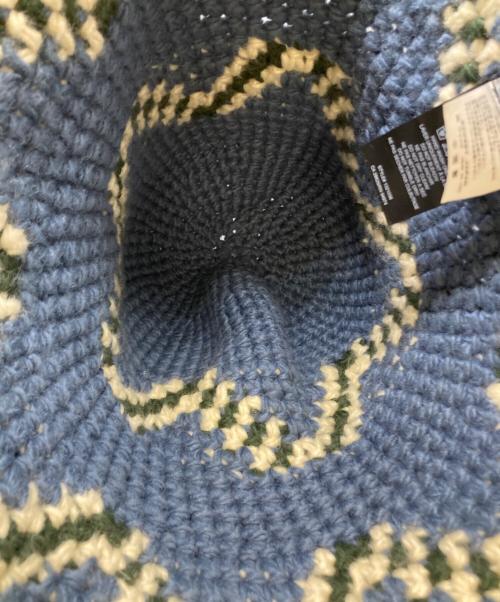 stussy（ステューシー）stussy (ステューシー) クラッシャーハット ブルーの古着・服飾アイテム