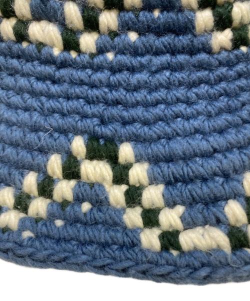 stussy（ステューシー）stussy (ステューシー) クラッシャーハット ブルーの古着・服飾アイテム