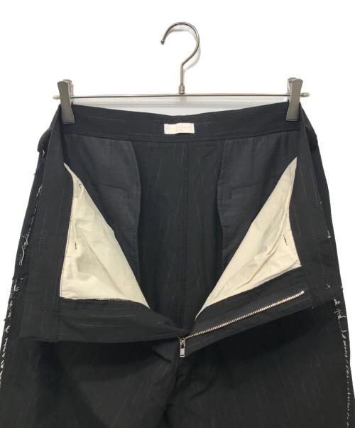 flagstuff（フラグスタフ）FLAGSTUFF (フラグスタフ) 2TUCK BORO SLACKS ブラック サイズ:SIZE Mの古着・服飾アイテム