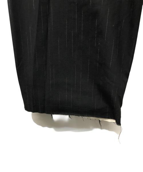 flagstuff（フラグスタフ）FLAGSTUFF (フラグスタフ) 2TUCK BORO SLACKS ブラック サイズ:SIZE Mの古着・服飾アイテム