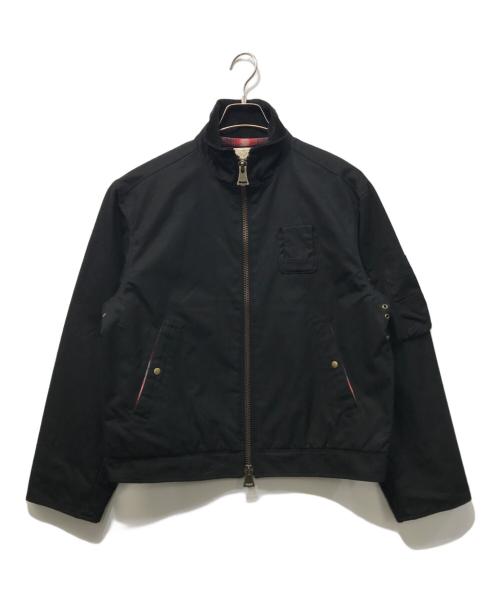 SUS-SOUS（シュス）SUS-SOUS (シュス) the british millerain co MK-2 フライトジャケット ブラック サイズ:SIZE 7の古着・服飾アイテム