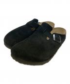 BIRKENSTOCKビルケンシュトック）の古着「BOSTON スウェードシューズ」｜ブラック