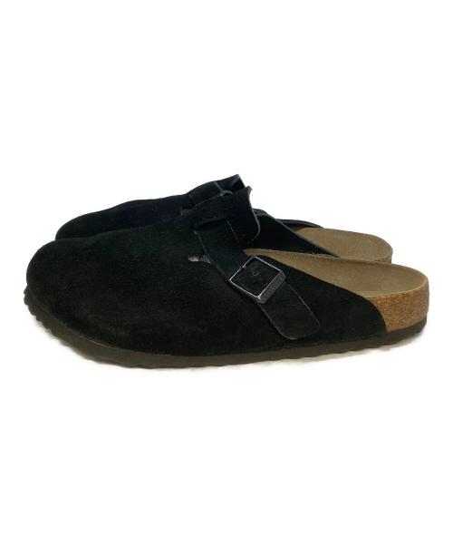 BIRKENSTOCK（ビルケンシュトック）BIRKENSTOCK (ビルケンシュトック) BOSTON スウェードシューズ ブラック サイズ:44の古着・服飾アイテム
