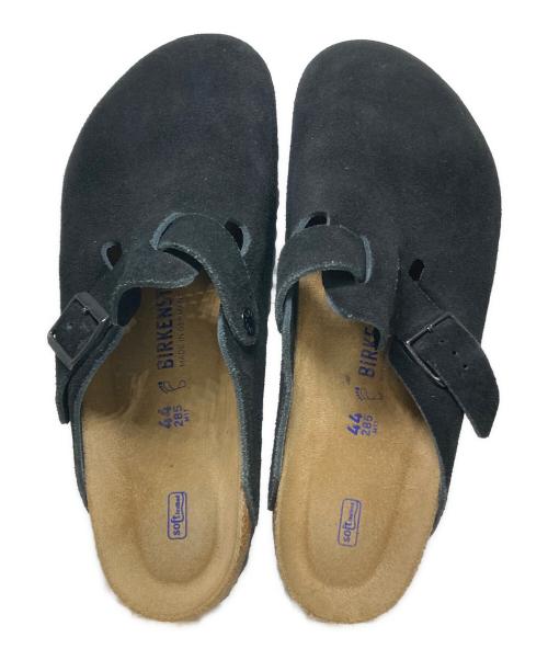 BIRKENSTOCK（ビルケンシュトック）BIRKENSTOCK (ビルケンシュトック) BOSTON スウェードシューズ ブラック サイズ:44の古着・服飾アイテム