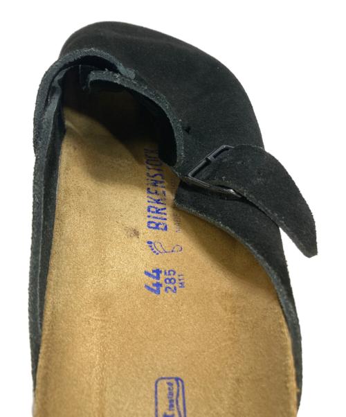 BIRKENSTOCK（ビルケンシュトック）BIRKENSTOCK (ビルケンシュトック) BOSTON スウェードシューズ ブラック サイズ:44の古着・服飾アイテム