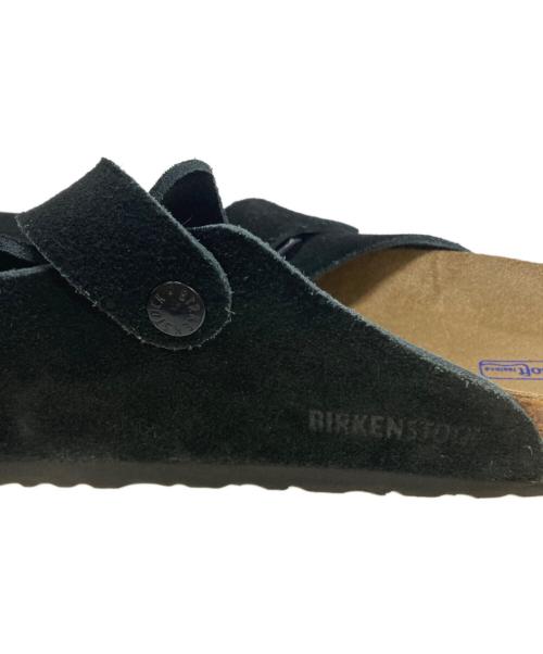 BIRKENSTOCK（ビルケンシュトック）BIRKENSTOCK (ビルケンシュトック) BOSTON スウェードシューズ ブラック サイズ:44の古着・服飾アイテム