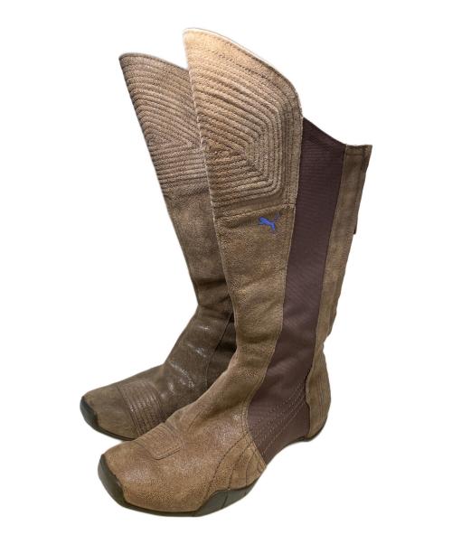 PUMA（プーマ）PUMA (プーマ) ロングブーツ ブラウン サイズ:24cmの古着・服飾アイテム