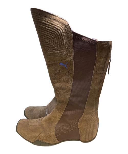 PUMA（プーマ）PUMA (プーマ) ロングブーツ ブラウン サイズ:24cmの古着・服飾アイテム