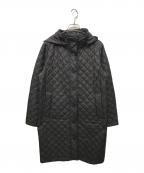 MACKINTOSH LONDONマッキントッシュ ロンドン）の古着「キルティングタフタフーデットショートコート」｜ブラック