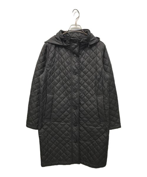 MACKINTOSH LONDON（マッキントッシュ ロンドン）MACKINTOSH LONDON (マッキントッシュ ロンドン) キルティングタフタフーデットショートコート ブラック サイズ:38の古着・服飾アイテム