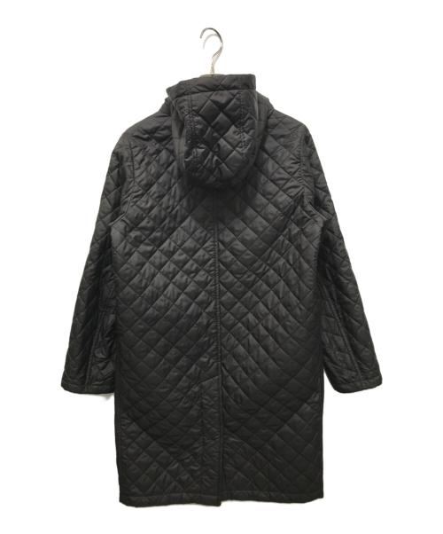 MACKINTOSH LONDON（マッキントッシュ ロンドン）MACKINTOSH LONDON (マッキントッシュ ロンドン) キルティングタフタフーデットショートコート ブラック サイズ:38の古着・服飾アイテム