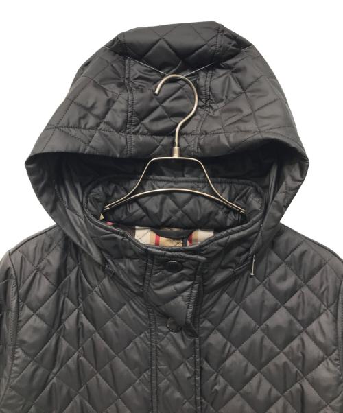 MACKINTOSH LONDON（マッキントッシュ ロンドン）MACKINTOSH LONDON (マッキントッシュ ロンドン) キルティングタフタフーデットショートコート ブラック サイズ:38の古着・服飾アイテム