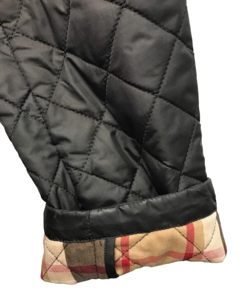 MACKINTOSH LONDON（マッキントッシュ ロンドン）MACKINTOSH LONDON (マッキントッシュ ロンドン) キルティングタフタフーデットショートコート ブラック サイズ:38の古着・服飾アイテム