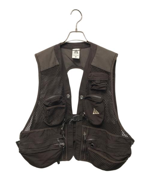 NIKE ACG（ナイキエーシージー）NIKE ACG (ナイキエーシージー) ACG BUTTLES VEST ブラウン サイズ:Lの古着・服飾アイテム