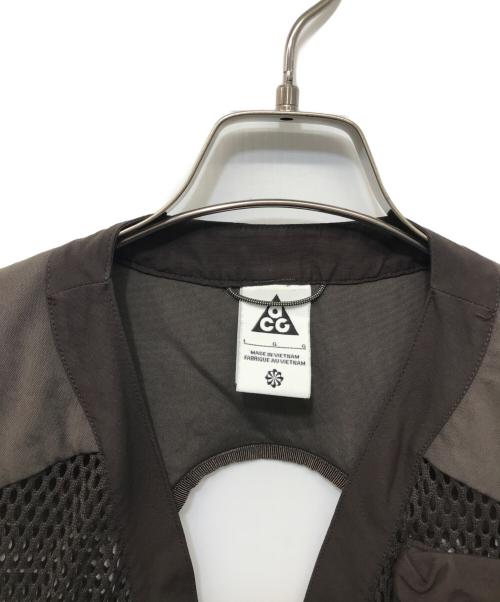 NIKE ACG（ナイキエーシージー）NIKE ACG (ナイキエーシージー) ACG BUTTLES VEST ブラウン サイズ:Lの古着・服飾アイテム