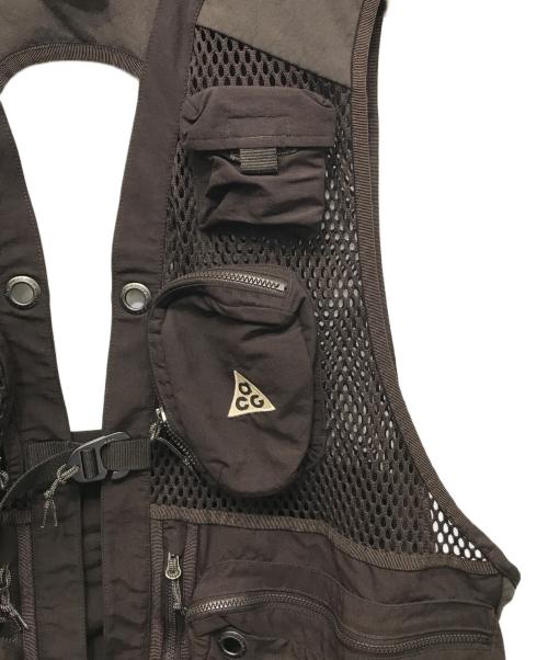 NIKE ACG（ナイキエーシージー）NIKE ACG (ナイキエーシージー) ACG BUTTLES VEST ブラウン サイズ:Lの古着・服飾アイテム