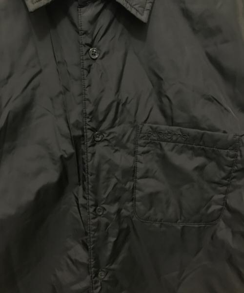 SUPREME（シュプリーム）SUPREME (シュプリーム) Nylon Filled Shirt ブラック サイズ:XLの古着・服飾アイテム