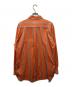 MOUNTAIN RESEARCH (マウンテンリサーチ) メッシュストライプシャツ オレンジ×ベージュ サイズ:XL：6000円