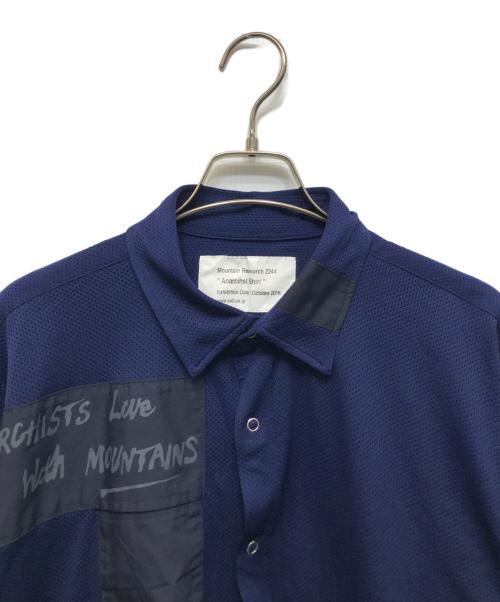 MOUNTAIN RESEARCH（マウンテンリサーチ）MOUNTAIN RESEARCH (マウンテンリサーチ) Anarchist Shirt ネイビー サイズ:XLの古着・服飾アイテム