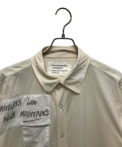 MOUNTAIN RESEARCH（マウンテンリサーチ）MOUNTAIN RESEARCH (マウンテンリサーチ) Anarchist Shirt ベージュ サイズ:XLの古着・服飾アイテム