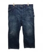 RRLダブルアールエル）の古着「デニムベイカーパンツ」｜インディゴ