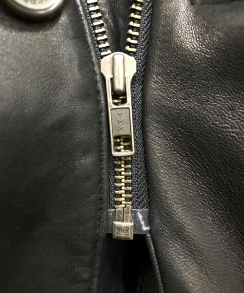 BROOKS BROTHERS（ブルックスブラザーズ）BROOKS BROTHERS (ブルックスブラザーズ) レザーステンカラーコート ブラック サイズ:Lの古着・服飾アイテム