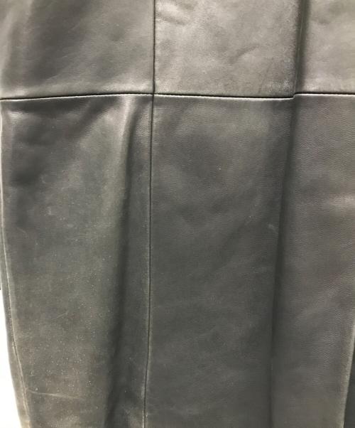 BROOKS BROTHERS（ブルックスブラザーズ）BROOKS BROTHERS (ブルックスブラザーズ) レザーステンカラーコート ブラック サイズ:Lの古着・服飾アイテム