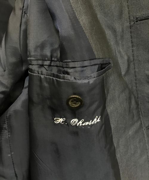 Aquascutum（アクアスキュータム）Aquascutum (アクアスキュータム) ウールシルク ステンカラーコート ブルー サイズ:38の古着・服飾アイテム