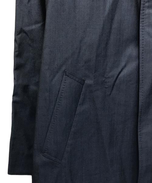 Aquascutum（アクアスキュータム）Aquascutum (アクアスキュータム) ウールシルク ステンカラーコート ブルー サイズ:38の古着・服飾アイテム