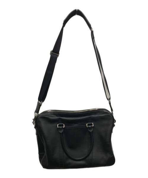COACH（コーチ）COACH (コーチ) トランスアトランティック 2WAYレザーブリーフケース ブラックの古着・服飾アイテム