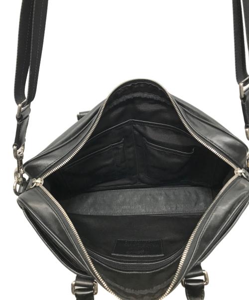 COACH（コーチ）COACH (コーチ) トランスアトランティック 2WAYレザーブリーフケース ブラックの古着・服飾アイテム