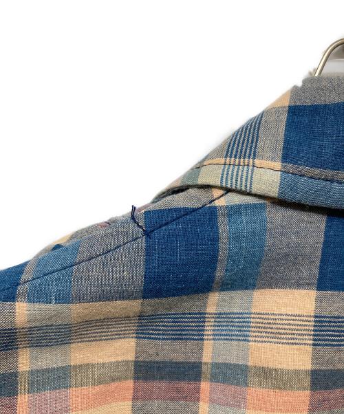 NIGEL CABOURN（ナイジェルケーボン）NIGEL CABOURN (ナイジェルケーボン) チェックマロリージャケット ベージュ×ネイビー サイズ:50の古着・服飾アイテム