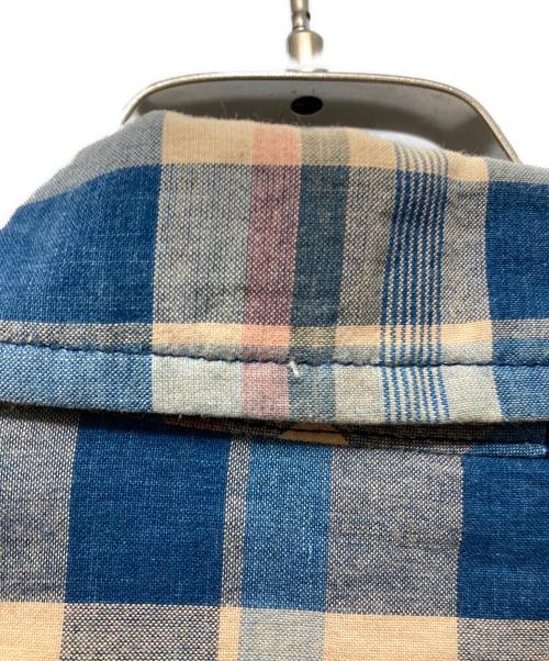 NIGEL CABOURN（ナイジェルケーボン）NIGEL CABOURN (ナイジェルケーボン) チェックマロリージャケット ベージュ×ネイビー サイズ:50の古着・服飾アイテム