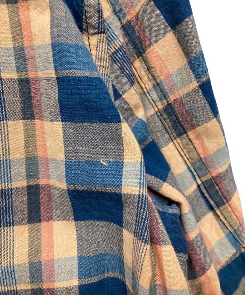 NIGEL CABOURN（ナイジェルケーボン）NIGEL CABOURN (ナイジェルケーボン) チェックマロリージャケット ベージュ×ネイビー サイズ:50の古着・服飾アイテム