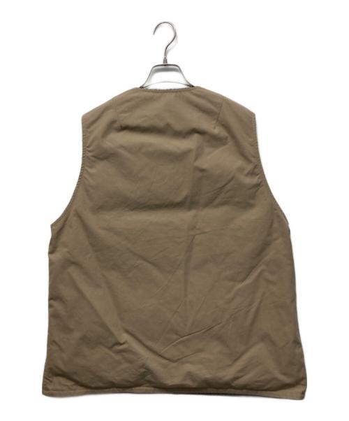 VISVIM（ビズビム）VISVIM (ビズビム) KORA DOWN VEST VT.SHIBORI ネイビー×ベージュ サイズ:4の古着・服飾アイテム