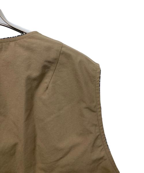 VISVIM（ビズビム）VISVIM (ビズビム) KORA DOWN VEST VT.SHIBORI ネイビー×ベージュ サイズ:4の古着・服飾アイテム