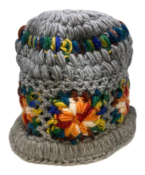 SUPREME（シュプリーム）Supreme (シュプリーム) crochet beanie グレーの古着・服飾アイテム