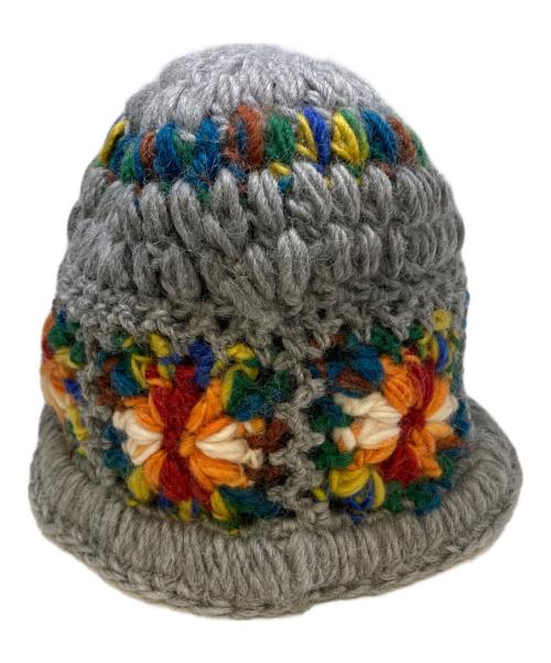 SUPREME（シュプリーム）Supreme (シュプリーム) crochet beanie グレーの古着・服飾アイテム