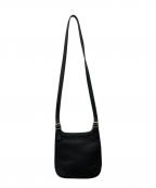 COACHコーチ）の古着「OLD レザーショルダーバッグ」｜ブラック