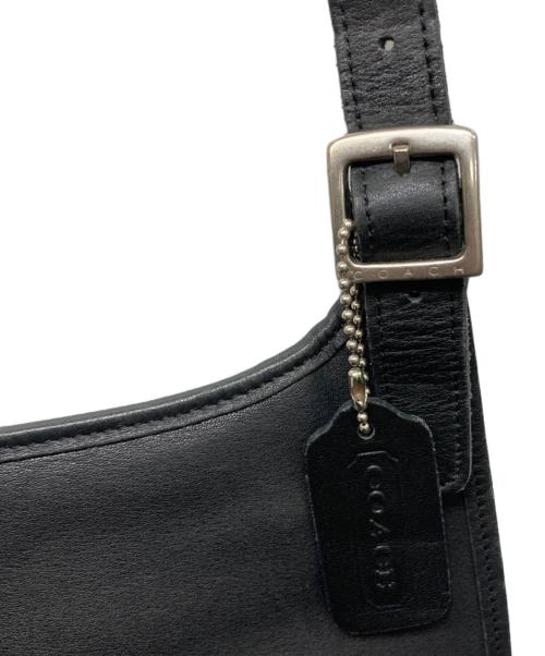 COACH（コーチ）COACH (コーチ) OLD レザーショルダーバッグ ブラックの古着・服飾アイテム