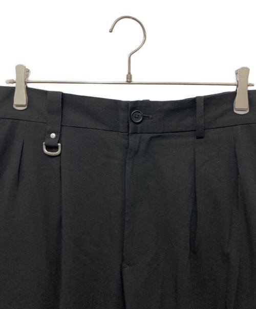 s'yte（サイト）s'yte (サイト) ジップデザインテーパードパンツ ブラック サイズ:3の古着・服飾アイテム