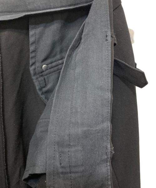 s'yte（サイト）s'yte (サイト) ジップデザインテーパードパンツ ブラック サイズ:3の古着・服飾アイテム