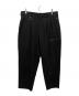 s'yte（サイト）の古着「ジップデザインテーパードパンツ」｜ブラック