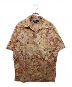 POLO RALPH LAURENポロ・ラルフローレン）の古着「S/Sオープンカラーシャツ」｜ピンク