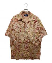 POLO RALPH LAUREN（ポロ・ラルフローレン）の古着「S/Sオープンカラーシャツ」｜ピンク